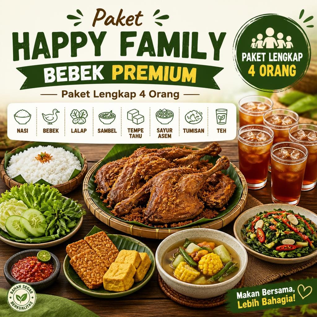 Paket Happy Family Bebek Premium